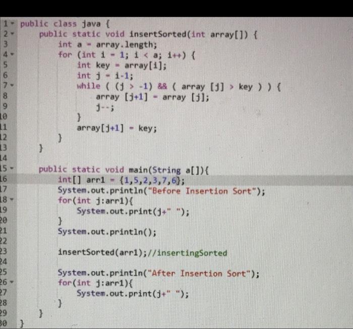 Solved 3 } 15 - 1 - public class java { 2 public static void | Chegg.com