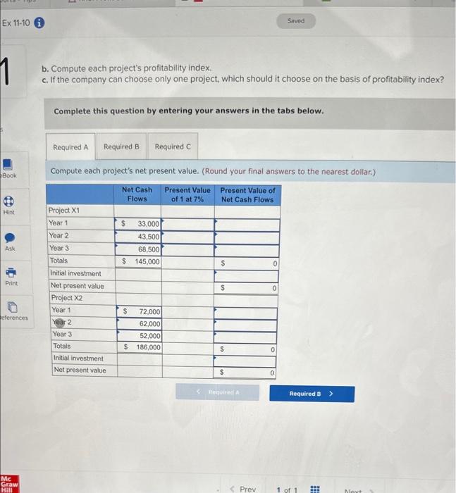 Solved Exercise 11 10 Algo Net Present Value Unequal Cash 5971