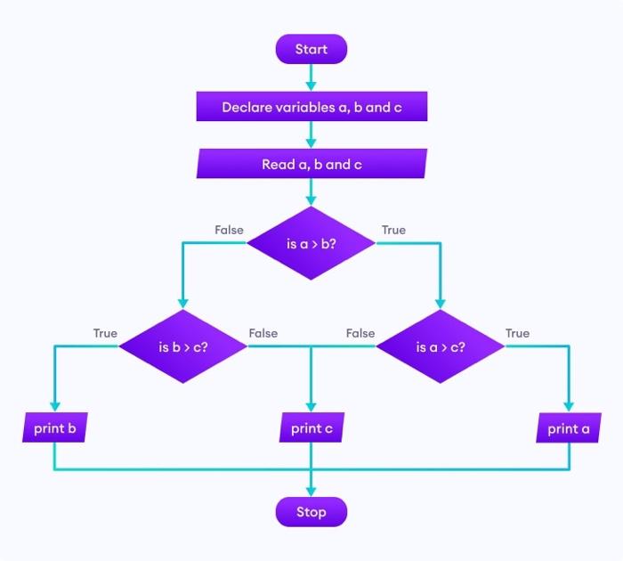 Solved #2C program to FlowchartInstruction: Make a flowchart | Chegg.com