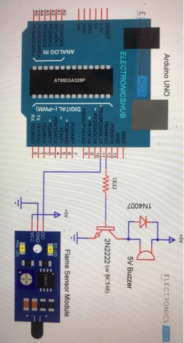 Circuit Diagram of Flame Sensor Module If you want to | Chegg.com