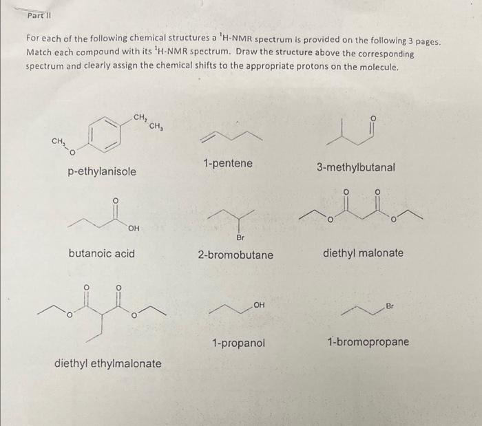 Solved For each of the following chemical structures a | Chegg.com