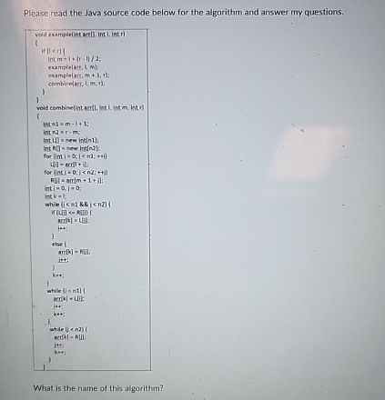 Solved Please read the Java source code below for the | Chegg.com