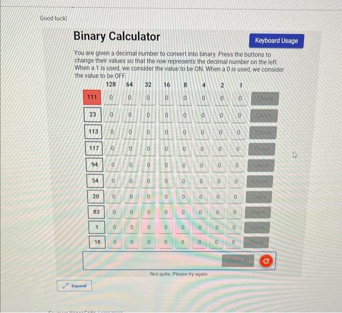 Solved You are given a decimal number to convert into | Chegg.com