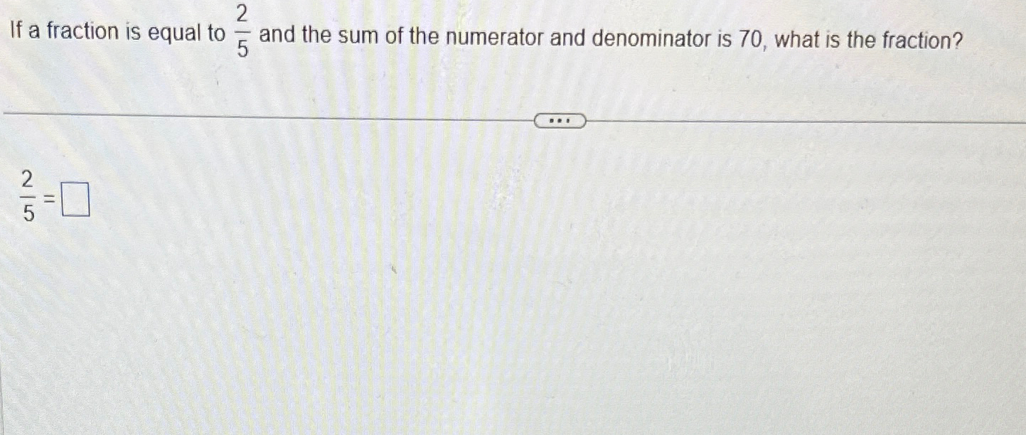 what is 2 5 equal to as a fraction