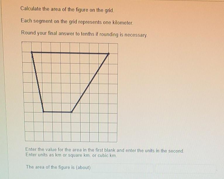 Solved Calculate the area of the figure on the grid Each | Chegg.com