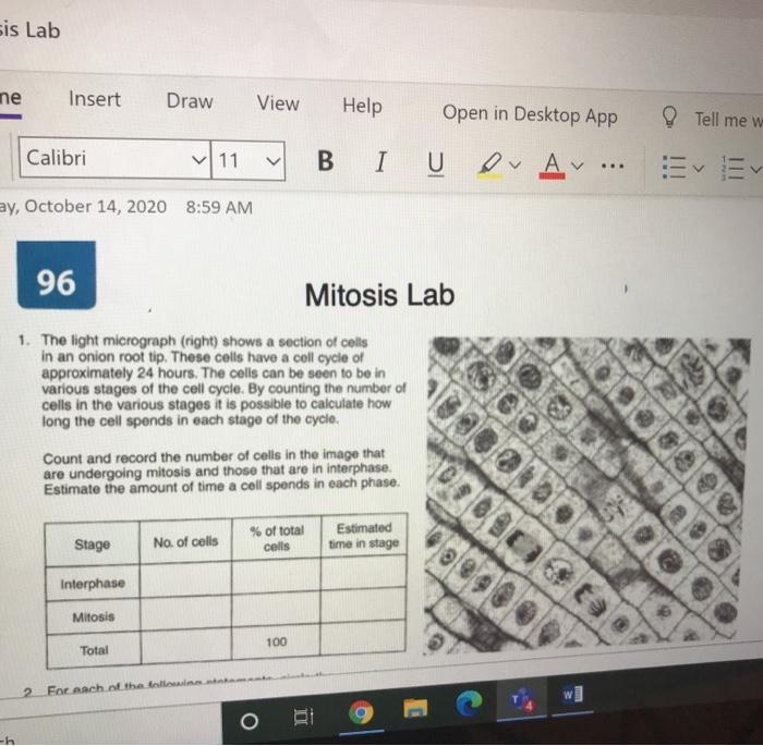 Solved sis Lab ne Insert Draw View Help Open in Desktop App 