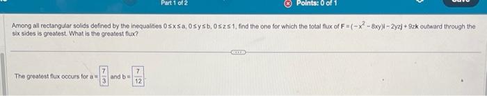 Solved Among all rectangular solids defined by the | Chegg.com