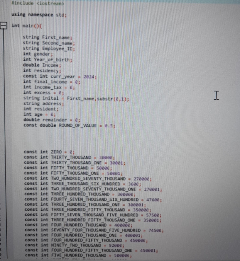 Winclude ciostream>using namespace std;H int main | Chegg.com
