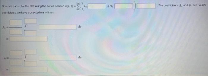 Solved (1 point) Solve the wave equation with fixed | Chegg.com