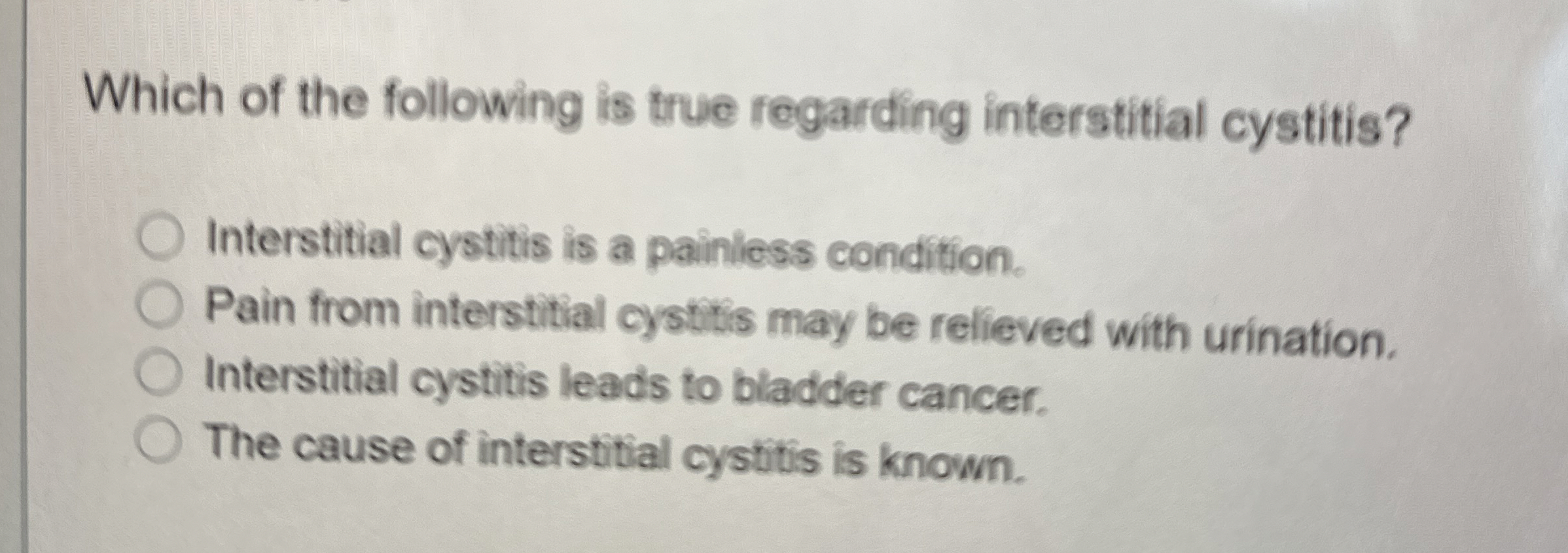 Solved Which of the following is true regarding interstitial | Chegg.com