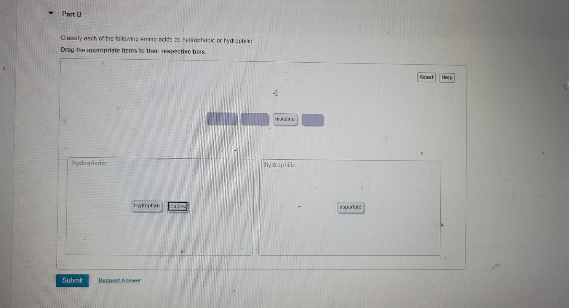Solved Classify each of the following amino acids as | Chegg.com