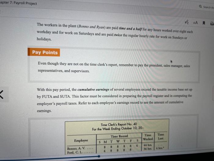 need help with this project form October 20 to | Chegg.com