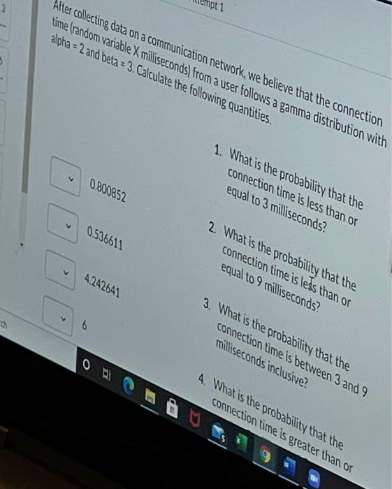 Solved 3 pt 1 After collecting data on a communication | Chegg.com