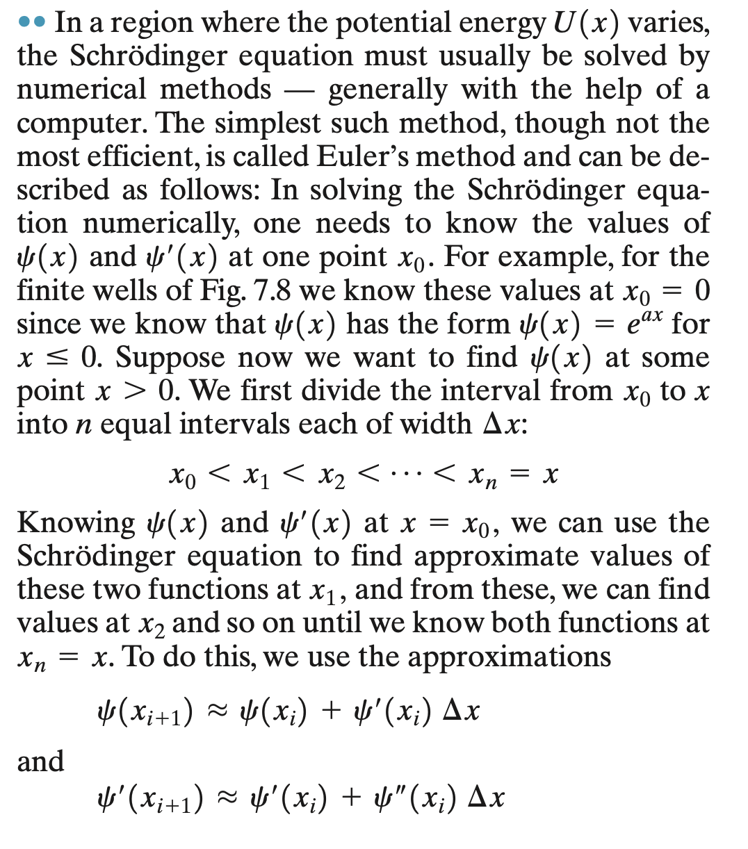 Solved * In ﻿a region where the potential energy U(x) | Chegg.com