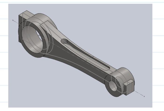 Solved For the connecting rod calculate the following: NOTE: | Chegg.com