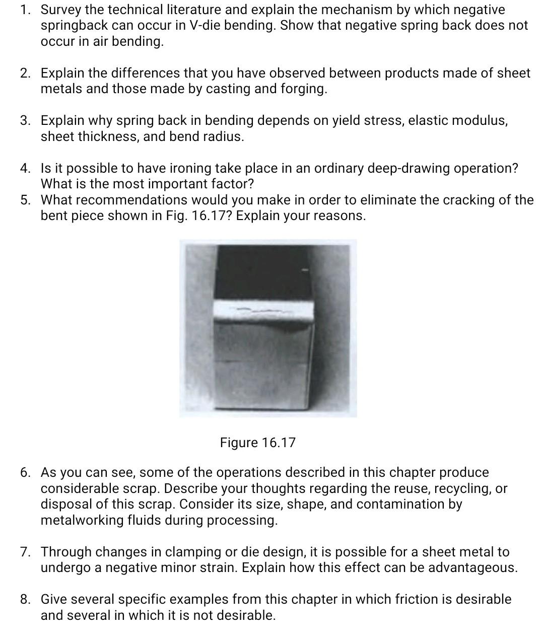 Solved 1. Survey the technical literature and explain the | Chegg.com