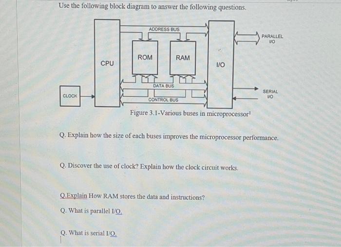 Solved Use The Following Block Diagram To Answer The