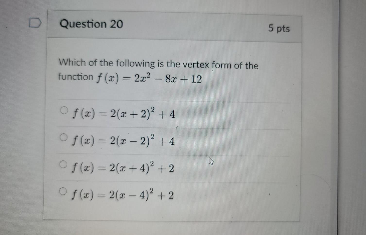 Solved D Question 8 5 pts Find the value of c that will make | Chegg.com