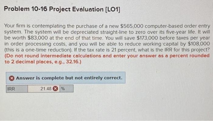 Solved Your Firm Is Contemplating The Purchase Of A New | Chegg.com