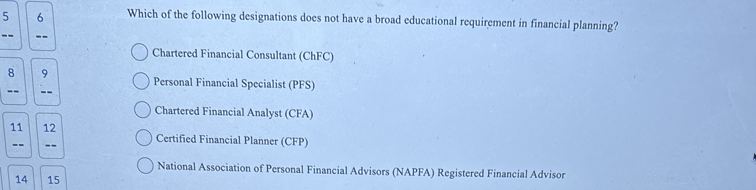 56Which of the following designations does not have a | Chegg.com