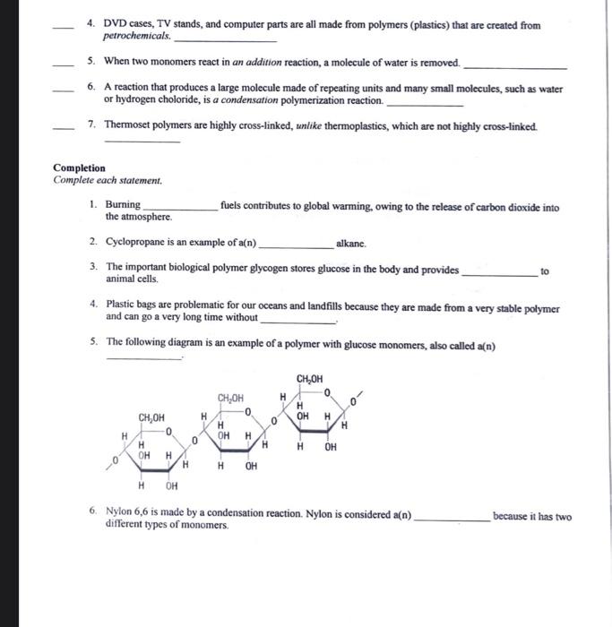 Solved Modified True/False Indicate whether the statement is