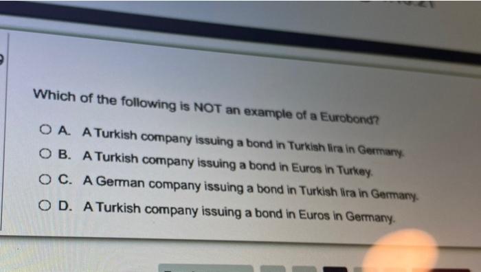 Solved] Classify the following bond issues into Eurobond or