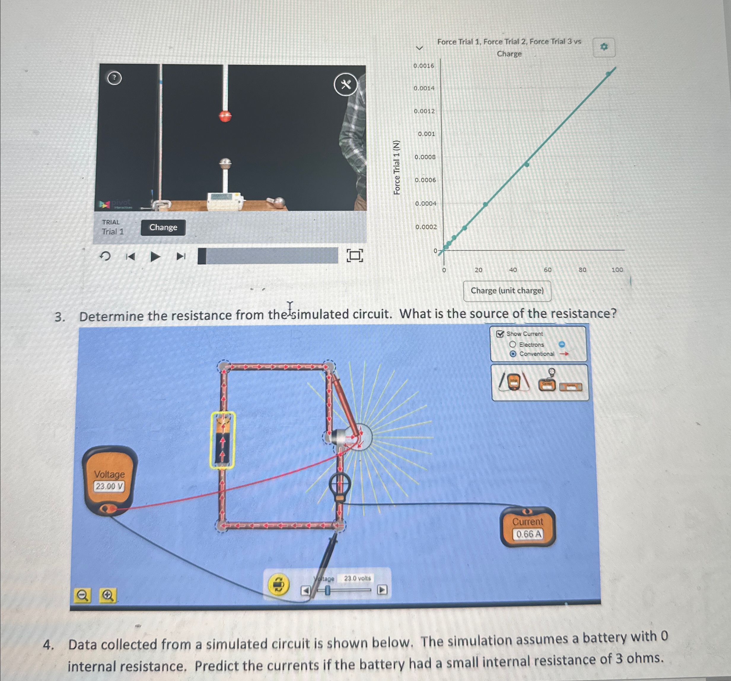 Solved Determine the resistance from the simulated circuit. | Chegg.com