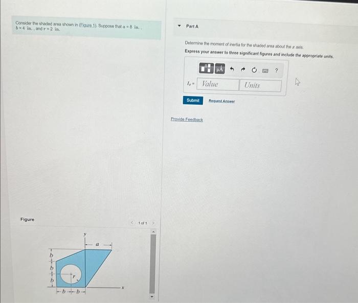 Solved Consider the shaded arna shown in (Fopure. 1). | Chegg.com