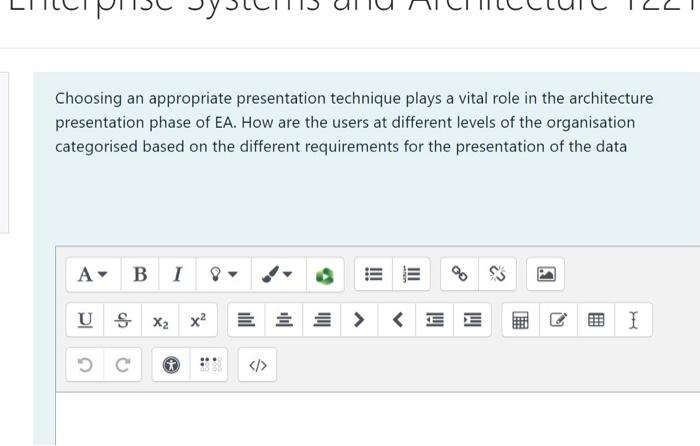 which of the following is computer based presentation technique