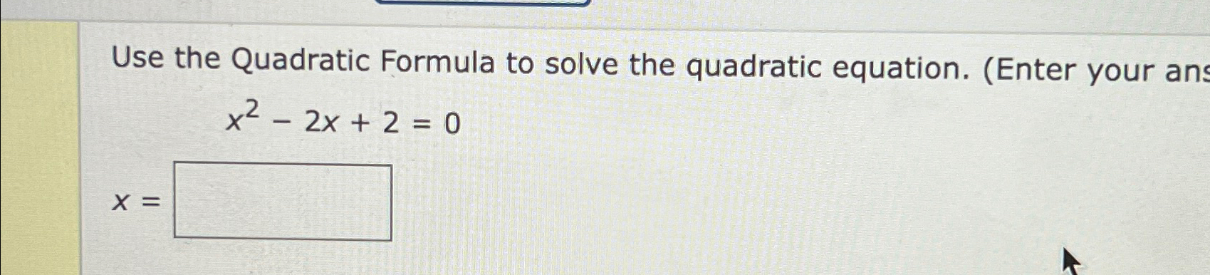 solve the quadratic equation x 2 12x 32 0 using formula