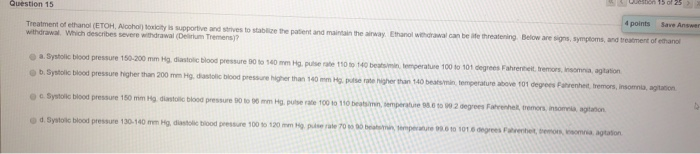 Solved Question 9 Question 9 of 25 4 points Save Answer | Chegg.com
