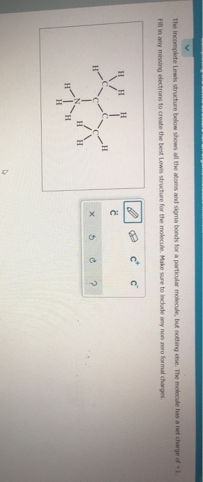 Solved Draw a Lewis structure for the molecule below, | Chegg.com