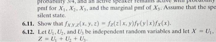 Solved 12 Let U1u2 And U3 Be Independent Random Variables 4534