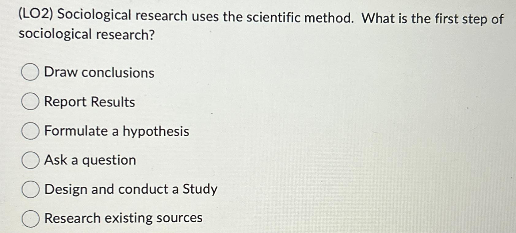 in sociological and scientific research a hypothesis