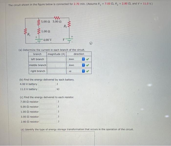 Solved The circuit shown in the figure below is connected | Chegg.com