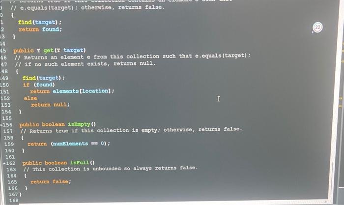 Solved Description: Add the following methods to the | Chegg.com