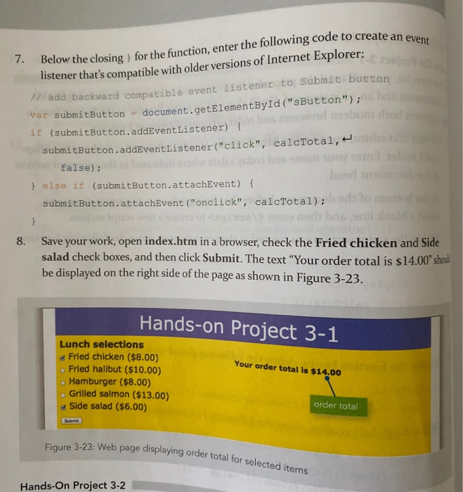 Solved Javascript:Looking at the attached code instuctions | Chegg.com