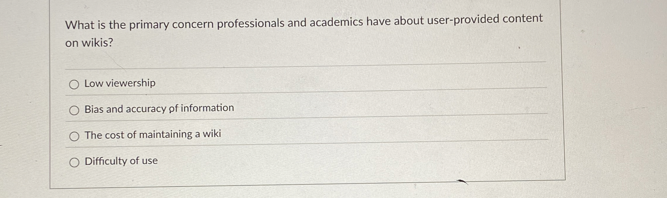 Solved What is the primary concern professionals and | Chegg.com