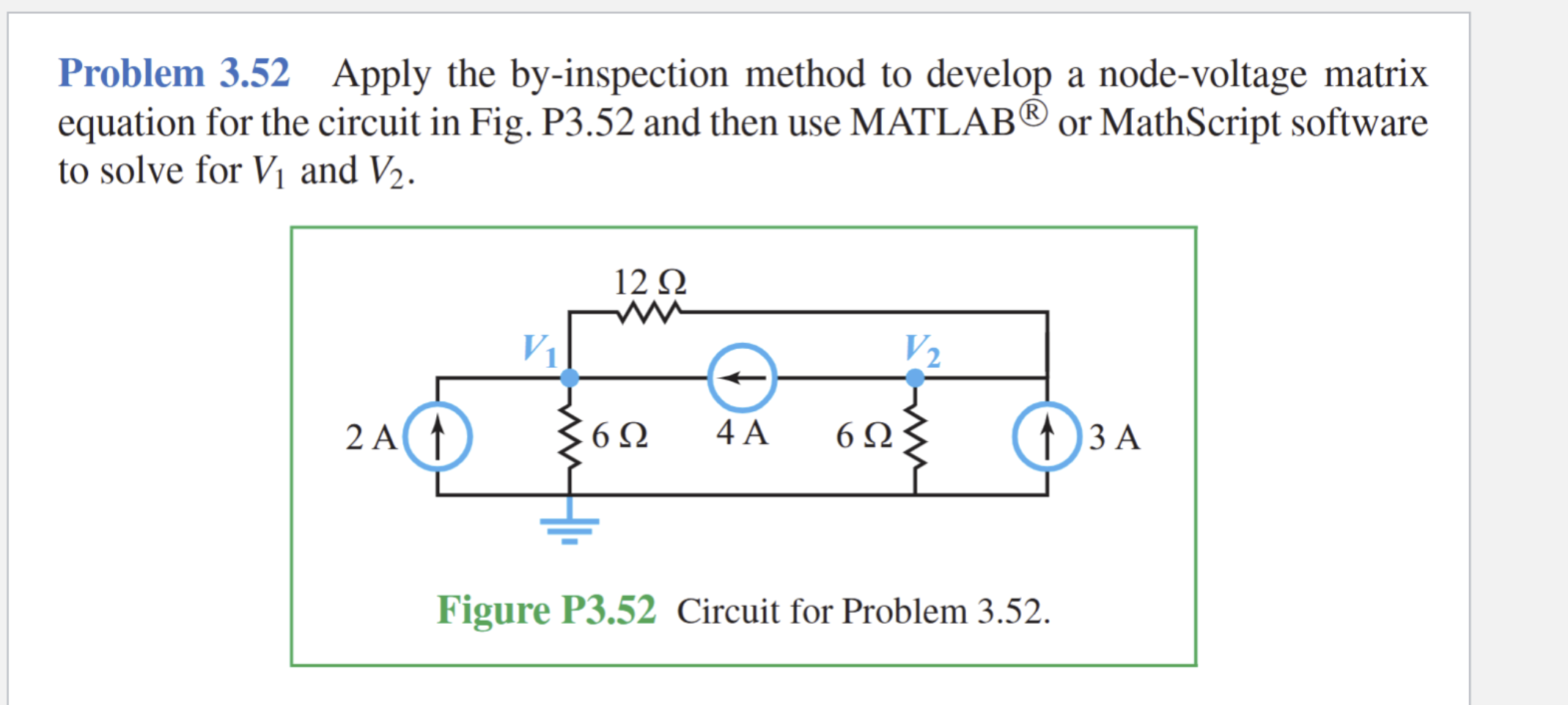 Problem 3.52 Apply the by-inspection method to | Chegg.com