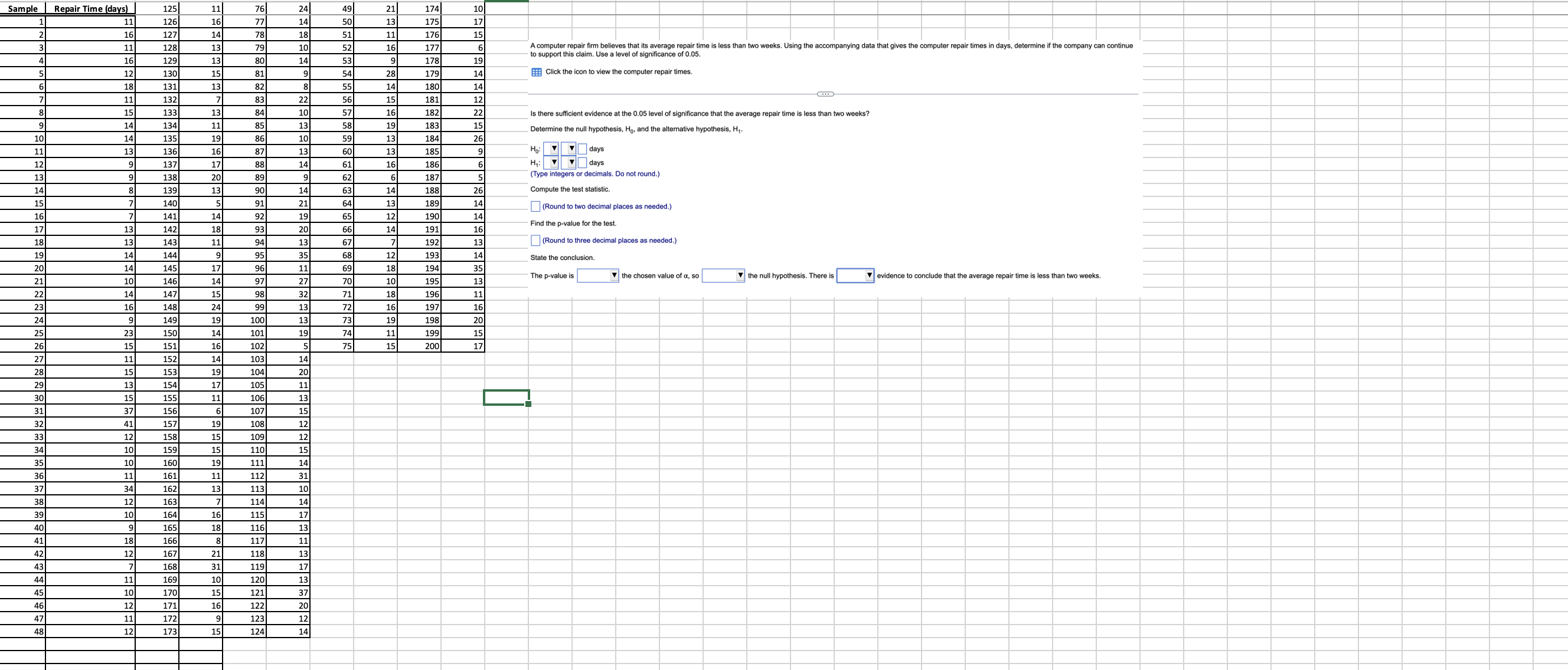 Solved Is there sufficient evidence at the 0.05 ﻿level of