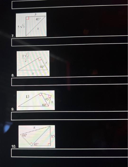 Solved Independent Practice Problems Find the missing | Chegg.com