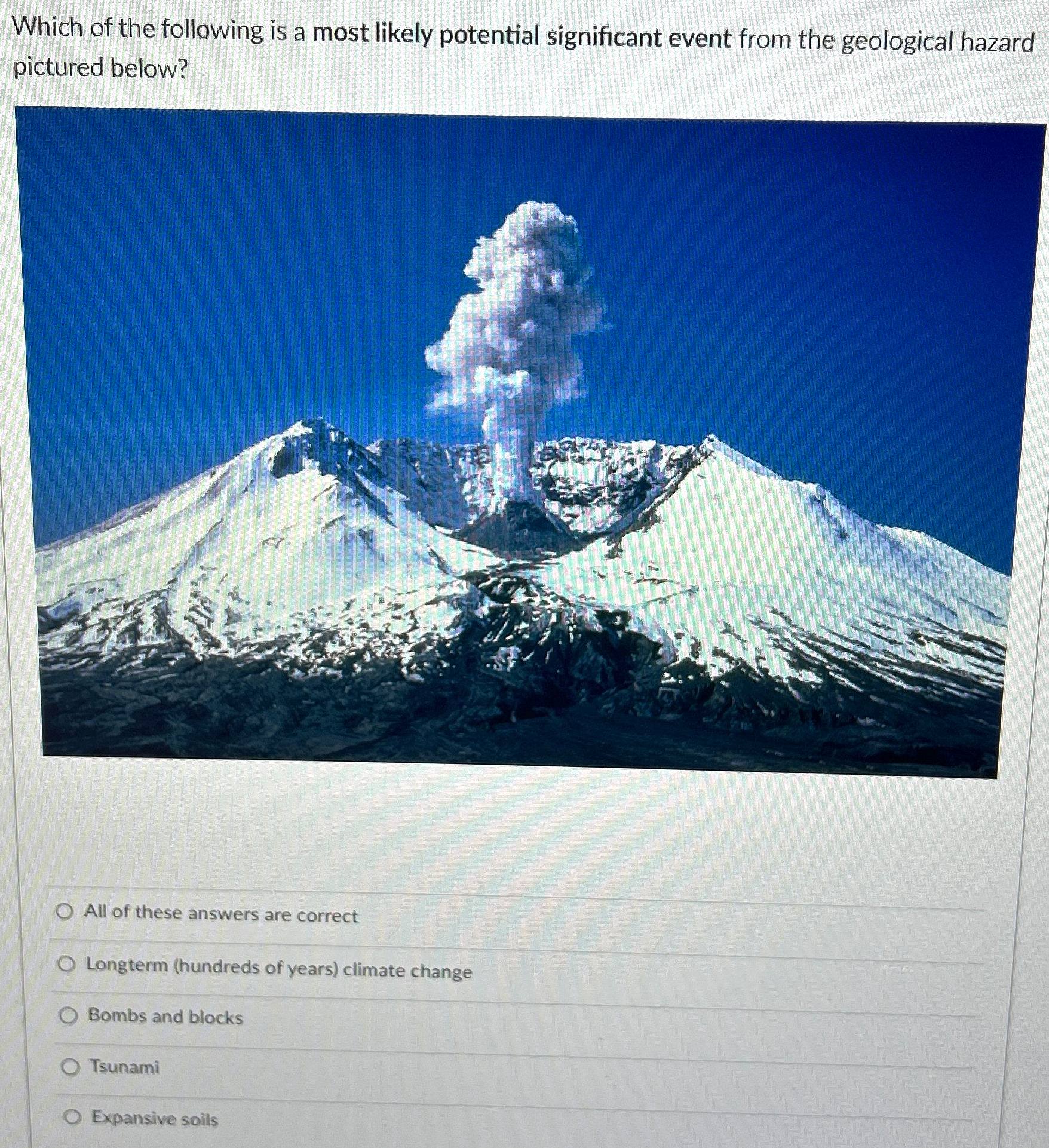 Solved Which of the following is a most likely potential | Chegg.com