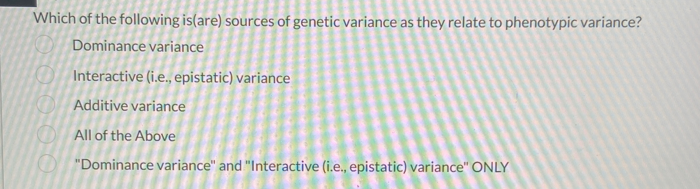 Solved Which of the following is(are) ﻿sources of genetic | Chegg.com