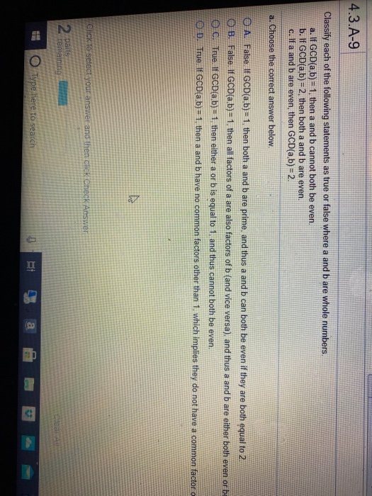 Solved 4 3 A 9 Classify Each Of The Following Statements As Chegg