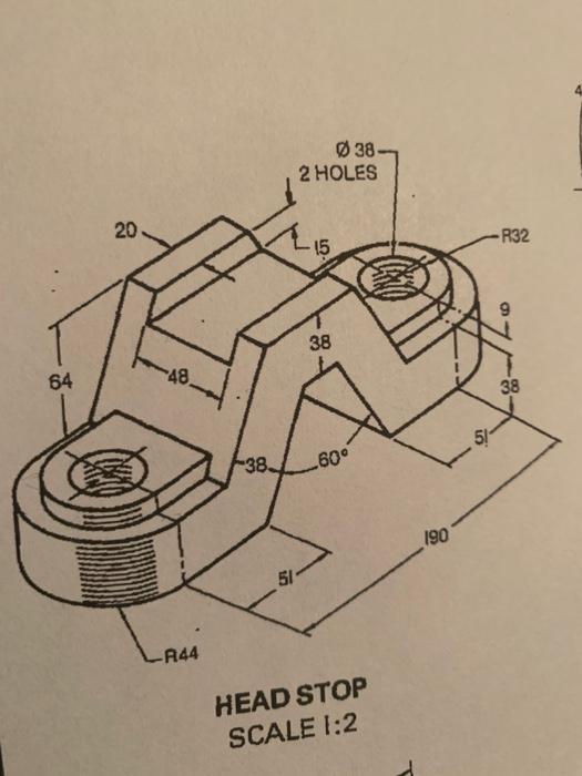 Solved please help solve for all missing dimensions and draw | Chegg.com