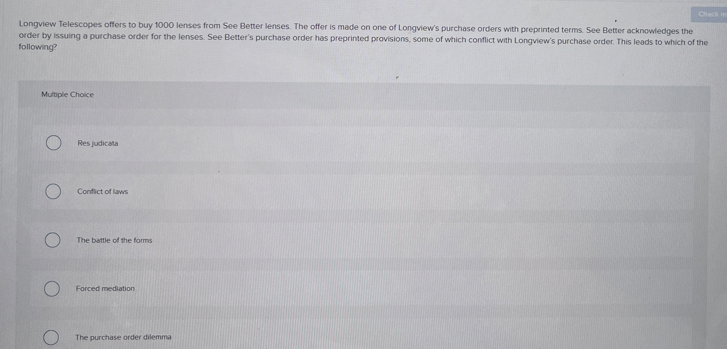 Solved Longview Telescopes offers to buy 1000 ﻿lenses from