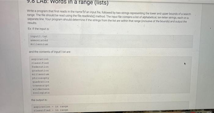 Write a program that first reads in the name of an | Chegg.com