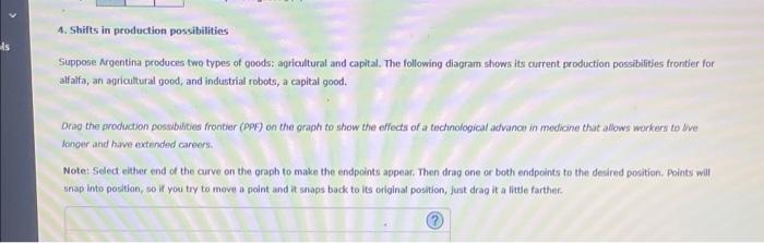 Solved 4. Shifts In Production Possibilities Suppose | Chegg.com