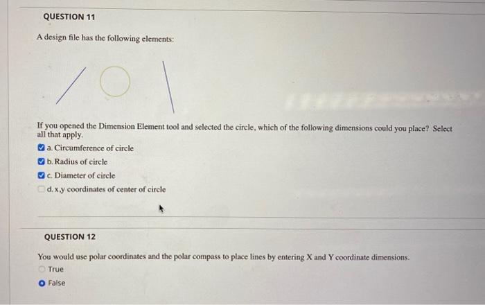 Solved A design file has the following elements: If you | Chegg.com