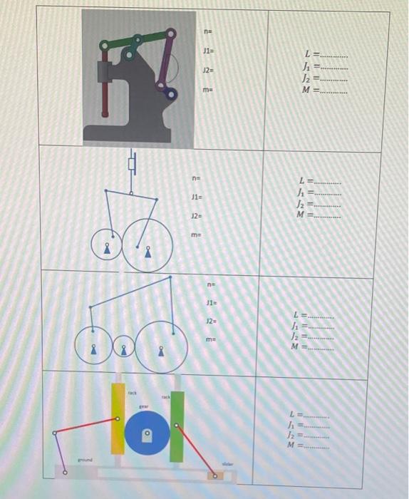 Solved Question 1 Give Mobility Of The Following | Chegg.com